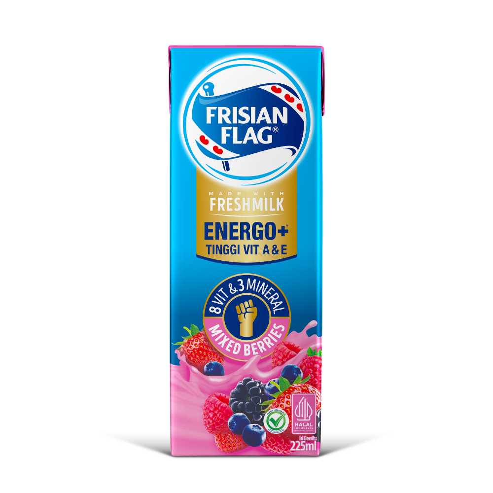 Frisian Flag Energo+ Mixed Berries untuk Hidup Lebih Dinamis