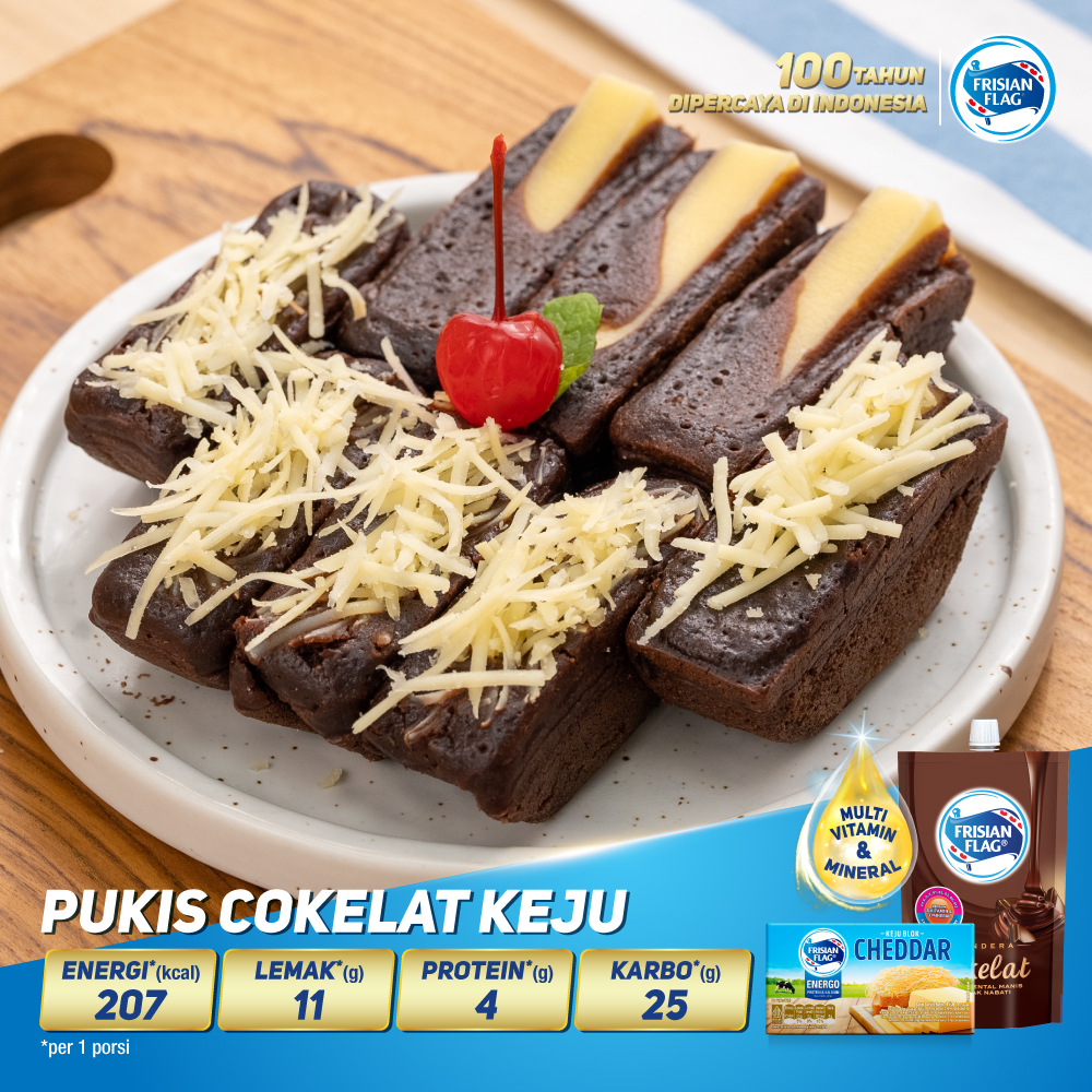 Pukis Cokelat Keju