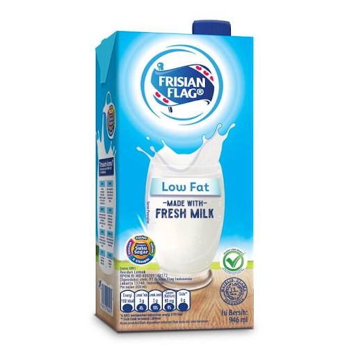 Susu UHT Frisian Flag Low Fat - Frisian Flag